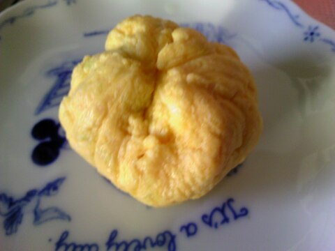 ネギとチーズの卵巾着